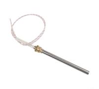 Asta di accensione per stufa a pellet da 220 V, filettatura da 3/8", elemento riscaldante per caldaia a biomassa, in acciaio inox, barra di accensione in ceramica per parti di ricambio del forno (10 x