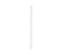 Asta di agitazione in vetro rotonda, Bacchette di agitazione in vetro borosilicato for laboratorio e didattica scientifica, diverse misure, confezione da 10(0.2x10inch)