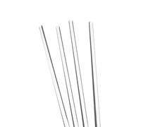 Asta di agitazione in vetro rotonda, Bacchette di vetro for agitazione, 10 pezzi, misure diverse, for uso in laboratorio e in cucina(0.28x8inch)