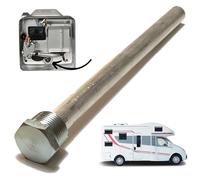 Asta di anodo per scaldabagno, asta di anodo dello scaldabagno RV, alluminio 3/4 npt di lunghezza 9, 25 per caldo per esterno