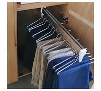 Asta di appendiabiti per estrazione regolabile 3080 cm per il guardaroba Ricetta in lega in lega di alluminio retrattile per pantaloni e indumenti per la space per la vestaglia di vetrino (500