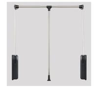 Asta di armadio a scomparsa per guardaroba-Organizzatore di abbigliamento montato lateralmente regolabile per mobili (20,08-47,64 pollici, 890-1210mm)-Perfetto per soluzioni di archiviazione dello