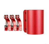 Asta di bloccaggio con morsetto di bloccaggio estesa rinforzata per scooter Kaabo Mantis10 per mantenere l'integrità della serratura pieghevole e prevenire l'allentamento (rosso)