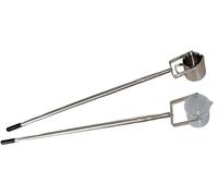 asta di campionamento Mestolo for campionatore d'acqua telescopico, pendolo in acciaio inossidabile, becher, mestolo, asta di campionamento dell'acqua da 1000 ml(Clear,1.17 4m)