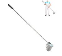 asta di campionamento Strumento di pulizia for skimmer for foglie da nuoto for impieghi gravosi, bicchiere a pendolo in acciaio inossidabile, asta campionamento dell'acqua 500 ml(111cm 300cm)