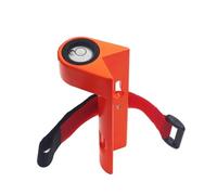 Asta di centraggio, livella ad angolo retto, nastro autoadesivo in lega di alluminio, dimensioni 30 cm 11,81 pollici(Orange)