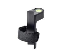 Asta di centraggio, livella ad angolo retto, nastro autoadesivo in lega di alluminio, dimensioni 30 cm 11,81 pollici(Black)