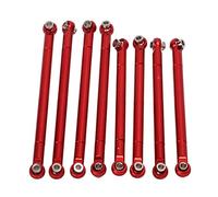 Asta di Collegamento della Barra di Legame in Metallo Resistente per MN86, Forma Leggera e Compatta, Facile da Usare, 8 per i Ventole Controlli Esterni (rosso)