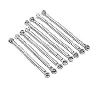 Asta di Collegamento della Barra di Legame in Metallo Resistente per MN86, Forma Leggera e Compatta, Facile da Usare, 8 per i Ventole Controlli Esterni (SILVER)