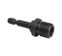 Asta di collegamento M10 da 6,35 mm con manico esagonale e convertitore M10-to-For M16 per smerigliatrici angolari, in acciaio al carbonio, set da 2 pezzi