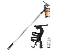 Asta di estensione per bomboletta spray | Attacco regolabile a lungo raggio - Asta di prolunga - per giardino, cortile, parco, cortile, fattoria, pittura esterna, albero, foglie, grondaie, difesa
