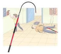 Asta di Isolamento per Gancio di Salvataggio Portatile di Primo Soccorso con Gancio di Salvataggio, carichi 100 kg, palo di Sicurezza antincendio ad Alta Tensione da 10 KV, 35 KV,