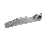 Asta di leva in miniatura multiuso in metallo, design compatto per il trasporto quotidiano di bottiglie e gestione dei pacchetti, strumento compatto per aprire pacchetti