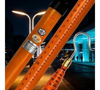 Asta di Misurazione Altezza Isolata Asta di Misurazione Regolabile in Altezza Isolata per la Manutenzione Dell'illuminazione Stradale, Dispositivo di Misurazione per L'edilizia Urbana(5 m(16.4 ft))