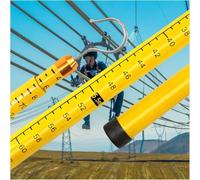 Asta di misurazione isolata, Insulated Measuring Rod For Electrical Forestry And Power Utility Work Multicolor 6-18m(Yellow,12m/39.4ft)