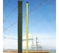 Asta di misurazione isolata, Insulated Telescopic Measuring Pole For Power Line Inspections Multicolor 6m To 18m(Yellow,L 32.8ft/10m)