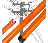 Asta di misurazione isolata, Insulated Telescoping Survey Leveling Rod 6-18m(3 Piece,6M/19.7ft)