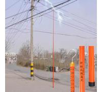 Asta di misurazione isolata, Phenolic Resin Insulated Telescopic Measuring Pole 5-18m For Live Power Lines(6m(19.6ft))