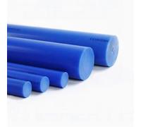 Asta di nylon 1 pz asta in nylon blu in plastica tonda resistente diametro pieno 15-45 mm lunghezza di lavorazione 500 per il Fai Da Te(30mm)