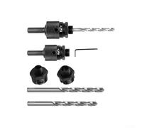 Asta di prolunga a sgancio rapido con manico esagonale per asta di collegamento aprifori, compatibile con alesatore trapano a mano e trapano centrale, Bim