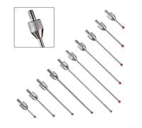 Asta di prolunga filettata per sonda indicatore di prova a quadrante con punta in acciaio adatta per applicazioni di misurazione di micrometri e strumenti di calcolo (M2,5 x D2 x L30/1)