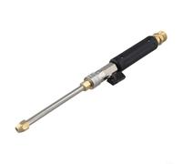 Asta di prolunga in ottone ad alta pressione M22-14 Quick Connect 35 cm bacchetta per auto camper pulizia esterna (dritto)