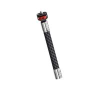 Asta di prolunga multiuso in fibra di carbonio filettata da 1/4" per fotografia professionale, regolatore a vite laterale
