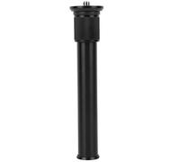 Asta di prolunga per asse del treppiede in lega, barra di prolunga stabilizzatrice multifunzione per fotocamera e telefono, retrattile da 18,5 a 31,5 cm con viti da 1/4 di pollice