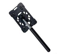 Asta di prolunga per carte di parcheggio con supporto progettata per lettori di carte di casello, offre lunghezza regolabile e struttura in ABS per un uso affidabile (nero)