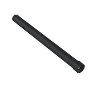 Asta di prolunga per doccia da 30 cm, connettore dritto per tubo in acciaio inossidabile, testa rotonda regolabile in altezza, tubo spray (nero)