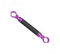 Asta di prolunga per manubrio Brompton, fibra di carbonio e lega di alluminio, supporto regolabile per luce del telefono, manubrio M (viola)