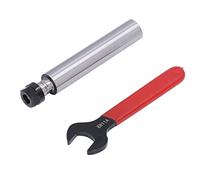 Asta di Prolunga per Pinza del Router, Kit di Set di Strumenti con Codolo Cilindrico 2 Pezzi con Chiave, per Sopprimere le Vibrazioni e Lavorare in Modo Stabile