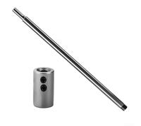 Asta di prolunga per punte da trapano con adattatore per codolo Tri-Grip, bloccaggio a doppia vite per aprifori da 9-9,4 mm, acciaio al cromo vanadio, coppia elevata antiscivolo, 150/300 mm (300 mm)