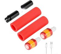 Asta di prolunga per scooter NineBOT ES maxg30, impugnatura in silicone, luce LED integrata, maggiore stabilità, antiscivolo, ABS, diverse opzioni di colore a LED per guida notturna (B)
