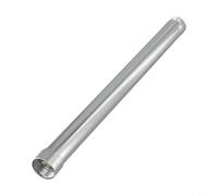 Asta di prolunga per soffione doccia da 30 cm, in acciaio inox, regolabile ad angolo, robusta, facile da montare per soffioni standard di colore nero (argento)