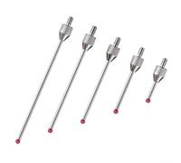 Asta di prolunga per sonda con punta in acciaio con filettatura M1 4 per indicatore a quadrante e cavi di prova micrometrici utilizzati nella misurazione (M2,5 x D2 x L30/1)
