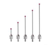 Asta di prolunga per sonda con punta in acciaio con filettatura M1 4 per indicatore a quadrante e cavi di prova micrometrici utilizzati nella misurazione (M2,5 x D2 x L10/1)