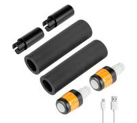 Asta di prolunga per striscia luminosa a LED con copertura in silicone per scooter Xiaomi per modalità colore NINEBOT RGB Impugnatura morbida ricaricabile USB compatibile con modelli standard, 4
