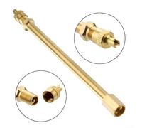 Asta di prolunga per valvola a doppia ruota, in rame, 100 mm, per camion, camion e moto, compatibile con diversi tipi di veicoli