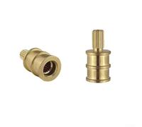 Asta di prolunga per valvole del rubinetto, costruita in ottone massiccio, albero da 7,6 mm con interfaccia meccanica a 20 denti (32 mm)