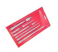 Asta di prolunga professionale con testa girevole, in acciaio resistente, da 1/4", 3/8", 1/2", per chiave a cricchetto, estensione della presa