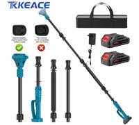 Asta di prolunga tipo plug-in da 2 m per cesoie da potatura elettriche e seghe a catena 180 ° Regola la asta telescopica ad alto ramo per la batteria Makita 18V