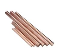 Asta di rame massiccio Barra piena in rame T2 Diametro 6 mm 8 mm 10 mm 12 mm 14 mm 15 mm 16 mm 18 mm 20 mm 22 mm 25 mm 30 mm Barra tonda in rame viola(20x150mm)