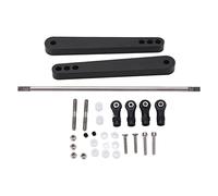 ASTA DI RINFORZO DELLA BARRA ANTIROLLIO PER AUTO AXIAL WRAITH RR10 1/10 RC COMPATIBILE CON ASTA DI BILANCIAMENTO IN LEGA DI ALLUMINIO [APTENUTI DELLE AUTO RC] (Nero)