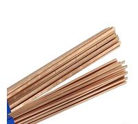 Asta di saldatura in rame fosforoso L201, confezione da 1 kg, BCu93P, asta per brasatura per tubi di rame, non richiede flusso, punto di fusione basso per saldatura a gas frigorifero AC (1,5 mm)