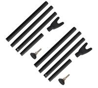 Asta di sicurezza compatta universale per porte di appartamenti che proteggono i bloccanti regolabili dell'appartamento