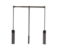 Asta di sollevamento regolabile per armadio resistente con ammortizzatore, design a montaggio laterale, capacità 15 kg, si adatta alla maggior parte degli armadi, colore 2 (864-1064 mm)