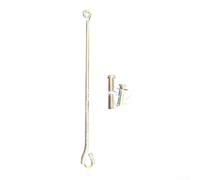 Asta di sospensione manuale dell'acqua, asta di ferro da 36 cm con perni, colata robusta per la riparazione della maniglia, installazione per la manutenzione del pozzo, accessorio per l'hardware per