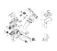 ASTA DI SPINTA I XR50019797 ORIGINALE Worx