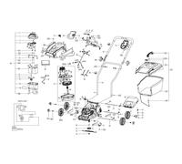 ASTA DI SPINTA II XR50020097 ORIGINALE Worx